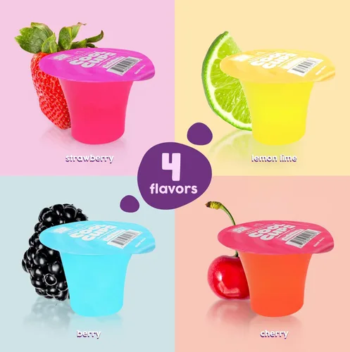 Miniatura 3 de Mr. Joy Soft Italian Ices - Paquete variado de mini tazas frías de sabores surtidos no congelados (40 x 1.34 onzas) - Freeze & Enjoy - 40 mini tazas