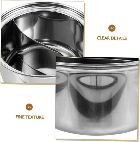 Miniatura 6 de DOITOOL Olla de sopa pequeña de acero inoxidable compatible con olla de inducción Hotpot Liner