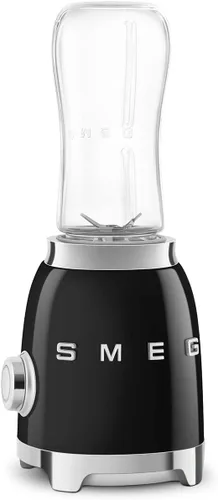 Miniatura 2 de SMEG Licuadora personal estilo retro de los años 50 con perilla retroiluminada y dos botellas de 20.3 fl oz sin BPA