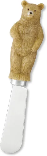 Miniatura 3 de Supreme Housewares Esparcidores de queso de oso, asas de resina pintadas a mano con cuchillas de acero inoxidable para untar queso crema