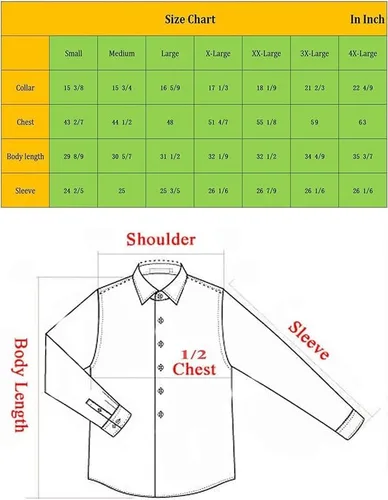 Miniatura 6 de Double Pump - Camisa de algodón para hombre, de manga larga, con botones y ajuste regular