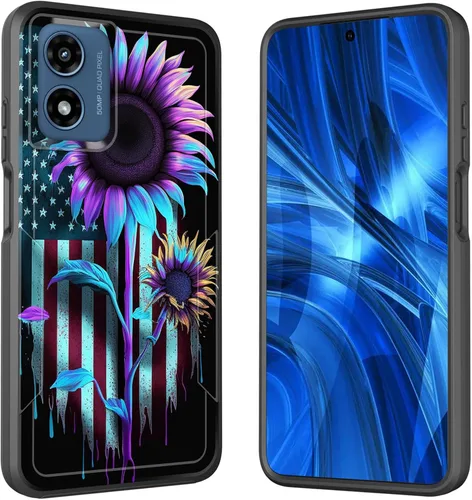Miniatura 197 de Funda para Moto G 5G 2023, [probada en caídas de grado militar], resistente, resistente, resistente, a prueba de golpes, funda protectora