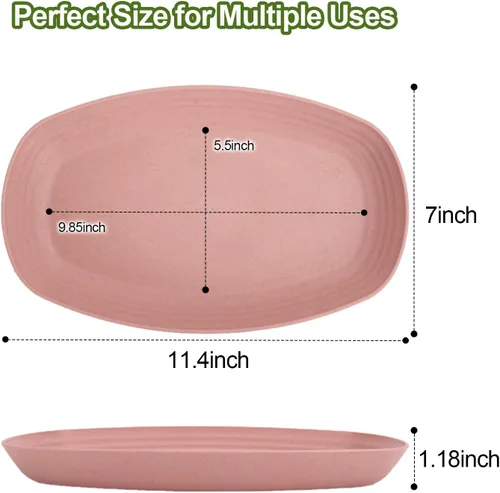 Miniatura 4 de Shopwithgreen - Platos de paja de trigo