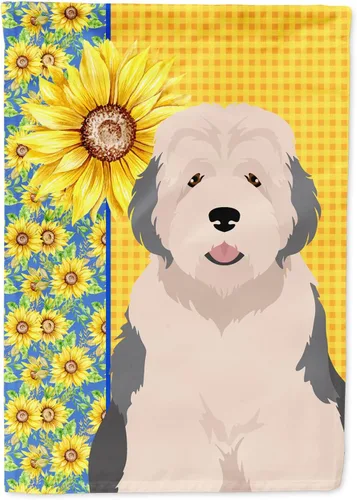 Miniatura 49 de Caroline's Treasures WDK5331CHF - Bandera de verano con diseño de girasoles rojos y blancos, manga grande, para porche, para colgar en la pared