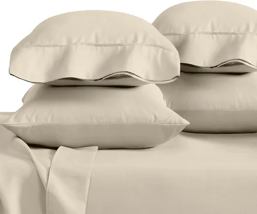 Miniatura 42 de Bare Home Juego de 2 fundas de almohada de microfibra de tamaño estándar, fundas de almohada refrescantes, doble cepillado, fácil cuidado, cierre