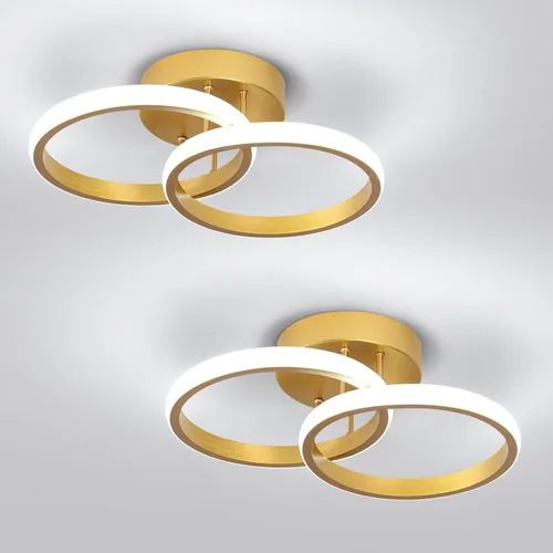 Miniatura 14 de CANEOE Lámparas de Techo LED Redondas Modernas, 6000K Blanco Frío, Lámparas de Techo para Pasillo, Luces de Techo Cerca del Techo para Baño
