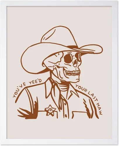 Miniatura 27 de Poster Master Póster de You've Yeed Your Last Haw - Impresión retro de vaquero marrón - Arte occidental - Arte moderno - Arte del salvaje oeste