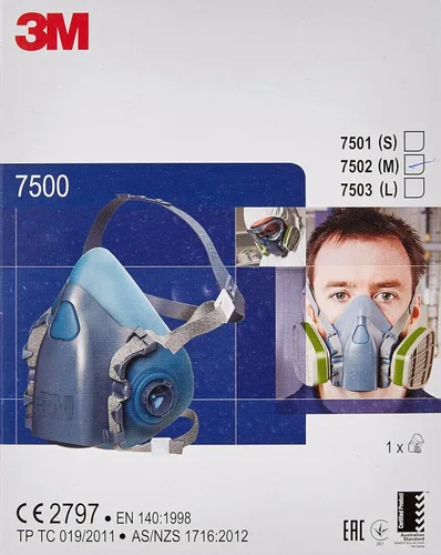 Miniatura 2 de 3M 7500 media máscara Medium
