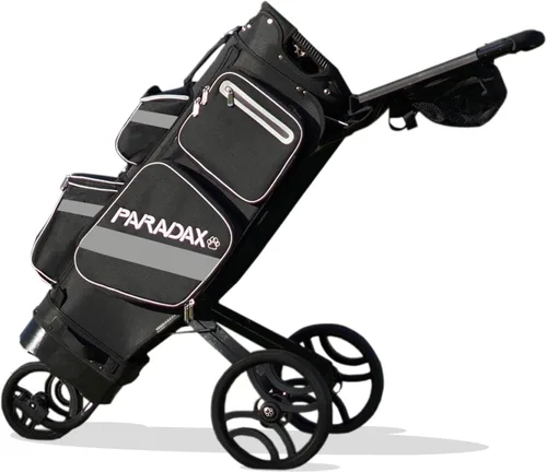 PARADAX Bolsa de golf todo en uno A1-1 - Carrito integrado dentro de la bolsa. | El carrito se esconde dentro de la bolsa de golf en cuestión de