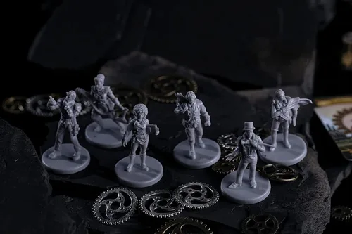 Miniatura 5 de City of The Great Machine. Expansión del juego de mesa de héroes de pie 1-4 jugadores Edades 14 en adelante Steampunk Uno contra muchos