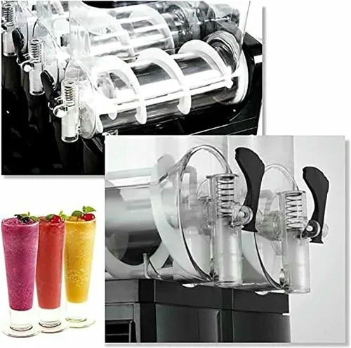 Miniatura 5 de Fabricante de granizado congelado,Máquina comercial de hielo Slush,Máquina de hacer granizados de hielo,Máquina de bebida congelada de batido
