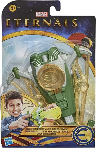 Miniatura 3 de Marvel The Eternals - Juguete lanzador de discos cósmicos, inspirado en la película Eternals, incluye 3 discos, para niños a partir de 5 años