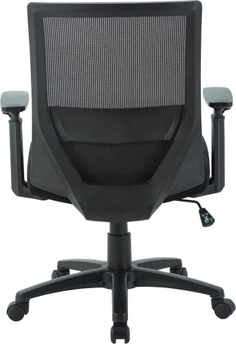 Miniatura 5 de Lorell Silla de trabajo de malla con respaldo medio, color negro