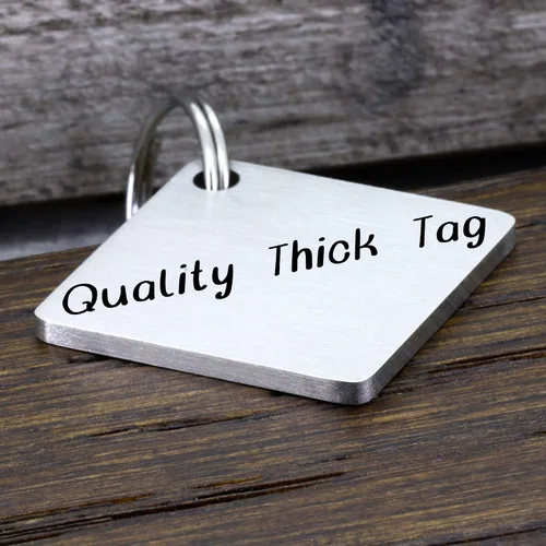 Miniatura 4 de Ultra Joys Etiquetas de identificación personalizadas de perros y gatos para mascotas, etiquetas de identificación personalizadas en la parte