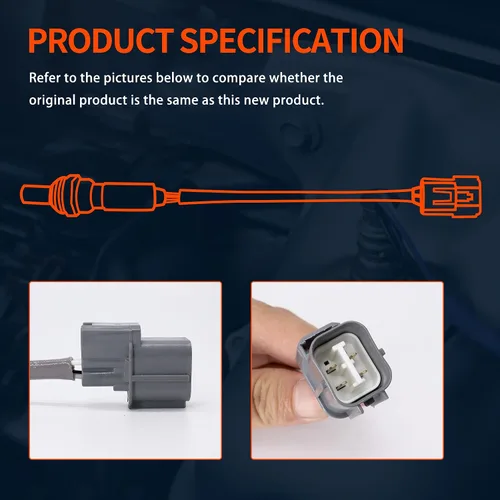 Miniatura 2 de HiSport Sensor de oxígeno O2 relación de combustible de aire 35655-ZY3-C01 - Compatible con Honda BF200 BF225 200HP 225HP Marine Outboard 2002 2003