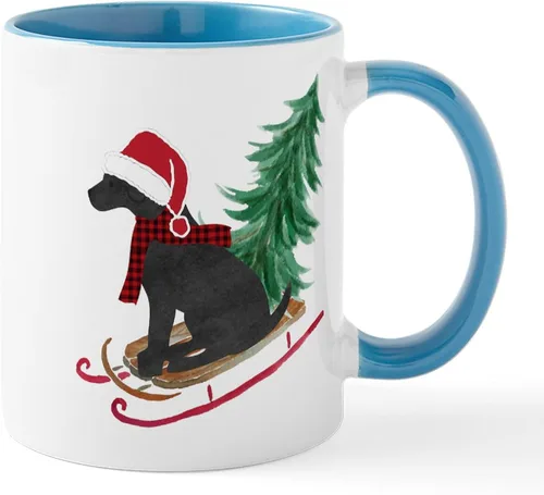 Miniatura 29 de CafePress Black Lab Mug Taza de café de cerámica de 11 oz (11.0 fl oz)