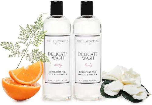 Miniatura 13 de The Laundress Champú de lana y cachemira, 31 lavados, detergente líquido concentrado para lavandería, aroma a cedro, delicado lavado en frío a mano