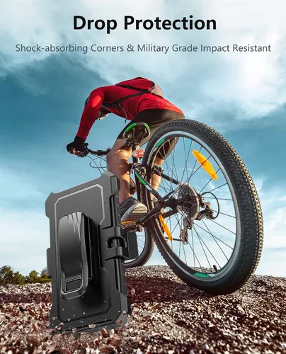 Miniatura 7 de FNTCASE Funda Protectora para Samsung Galaxy S22: Protección de Grado Militar Resistente Funda Anti-Caídas con Funda de Clip para Cinturón y Soporte