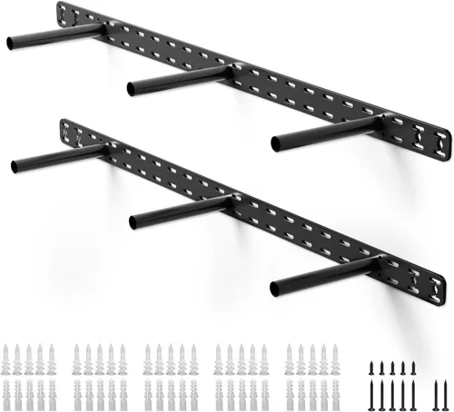 Miniatura 9 de 2 soportes flotantes de metal ocultos resistentes para estantes, estantes invisibles sin plantilla (16 x 6 x 1.5 pulgadas sin herramientas)
