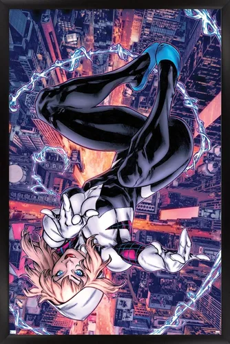 Miniatura 7 de Trends International Póster de pared de Marvel Comics Ghost Spider #1, 14.725 x 22.375 pulgadas, versión premium sin marco