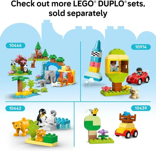 Miniatura 6 de LEGO DUPLO Green Building Plate - Juguete educativo y educativo para niños pequeños, preescolar, niños y niñas, a partir de 1.5 años, ideas
