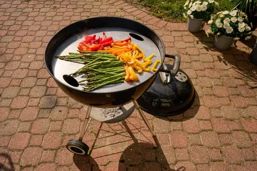 Hunsaker - Placa de parrilla plana de 21.5 pulgadas para parrilla de hervidor de agua de 22 pulgadas y WSM de 22.5 pulgadas, fabricada en Estados