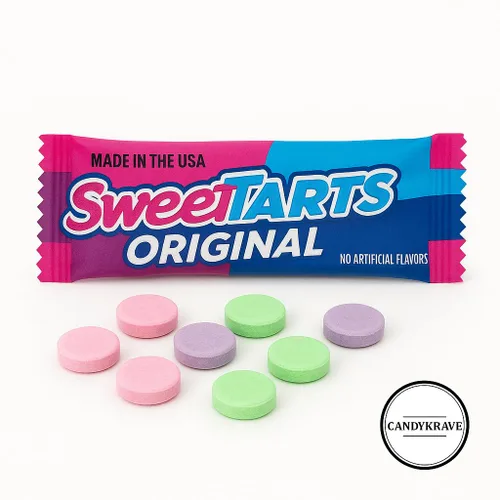 Miniatura 3 de CandyKrave Sweet Original Tarts - Caramelos masticables – Paquete a granel de 1 libra – Combinación clásica de sabor dulce y picante – Perfecto