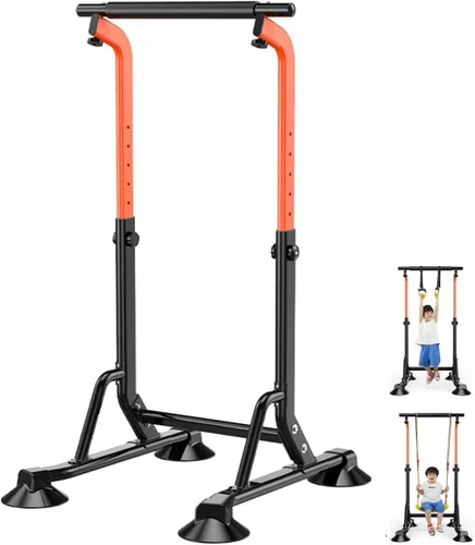 Barra de dominadas para gimnasia, barras horizontales para niños de 5 a 15 años, altura ajustable, equipo de entrenamiento de fuerza para gimnasio