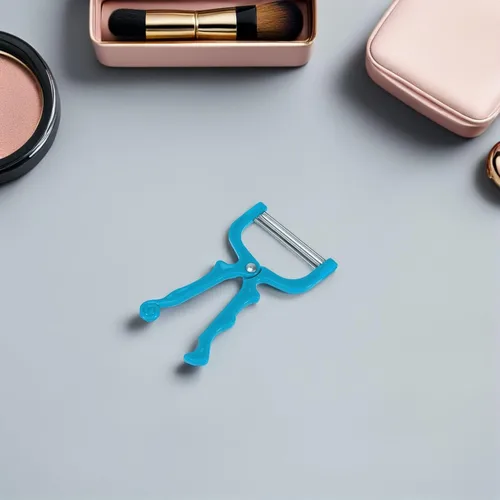 Miniatura 5 de Healifty Depilación de resorte, 2 unidades, depilación facial portátil, depiladora de roscado, depiladora manual de belleza para mujeres (azul)