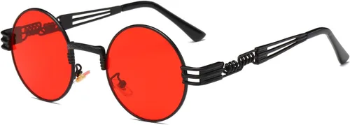 Miniatura 9 de Dollger Gafas de sol redondas Steampunk con marco de metal