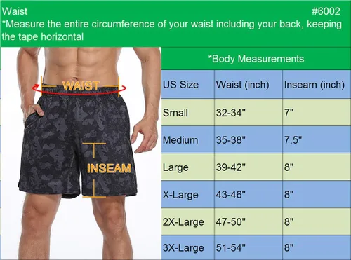 Miniatura 3 de NELEUS Pantalones cortos de correr para hombre de 7 pulgadas con bolsillos