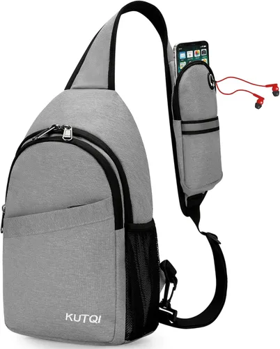 Mochila cruzada para mujeres y hombres, multiusos, artículos esenciales de viaje, senderismo, bolsa de pecho