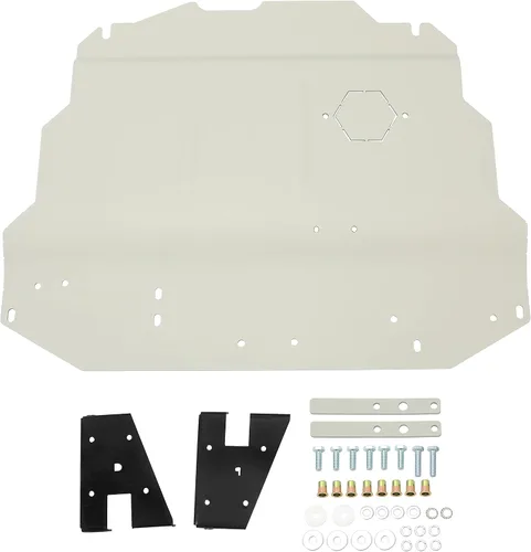 Miniatura 6 de ECOTRIC Placa deslizante de aluminio compatible con Volkswagen VW Jetta Golf Beetle MK4 1998-2010