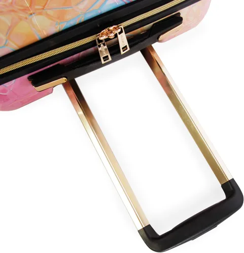 Miniatura 4 de bebe Kylie - Juego de maleta giratoria de 3 piezas para mujer, gradiente de cristal, Gradiente de vidrio, Kylie - Juego de maleta giratoria de 3