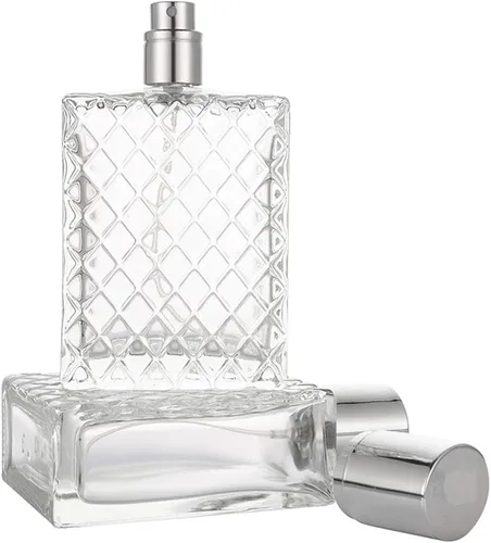 Miniatura 4 de Botellas de perfume de aerosol recargables de 3.4 fl oz de 3.4 onzas, atomizador de niebla fina cosmética grande, contenedor de aceite esencial