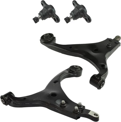 Miniatura 52 de TRQ Brazo de control delantero superior e inferior con rótula juego de 4 piezas compatible con Land Rover Range Rover 2003-2012