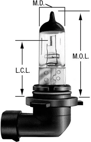 Miniatura 5 de Federal Mogul/Champ/Wagner BP9006 foco de repuesto de haz bajo, halógeno, 1