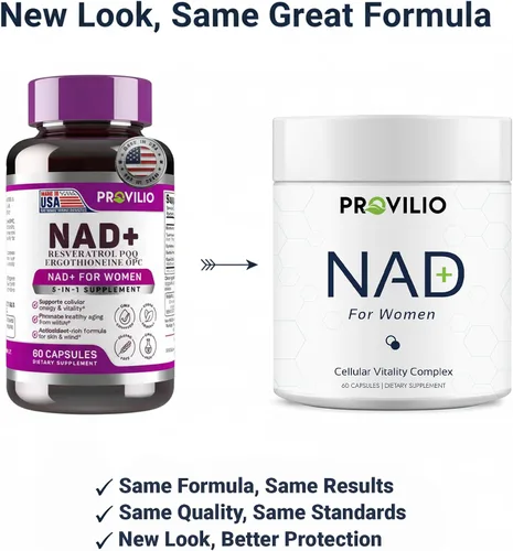 Miniatura 7 de Suplementos NAD+ para mujeres, suplemento alternativo NMN con ribósido de nicotinamida, trans-resveratrol, suplemento de resveratrol NAD