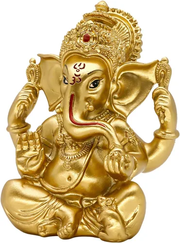 Miniatura 8 de BangBangDa Estatua hindú de Ganesha Diwali Decoración – India Dios Señor Ganesh Ganpati Ídolo indio Hogar Oficina Templo Mandir Puja Decoración