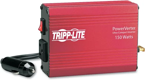 Miniatura 6 de Tripp Lite (PV100USB) Inversor de potencia de auto de 100 vatios, con 1 salida y 2 puertos de carga USB, inversor automático, ultracompacto. 100 W +