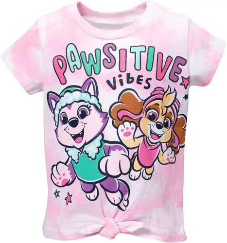 Miniatura 2 de Paw Patrol Conjunto de camiseta y pantalones cortos con estampado anudado