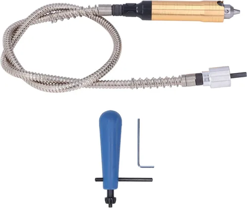 Miniatura 2 de Mandril de extensión de eje flexible, adaptador de llave de portabrocas de extensión de eje flexible, accesorio flexible para taladro eléctrico