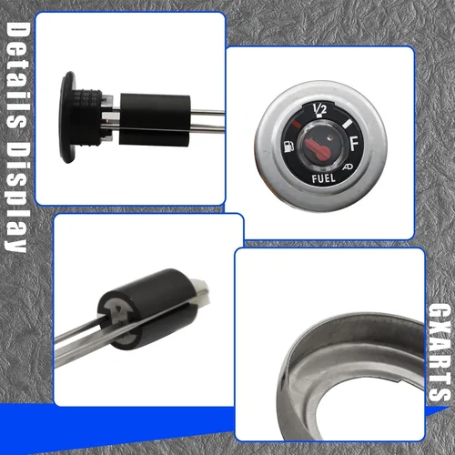 Miniatura 5 de GXARTS Indicador de combustible con tapa compatible con Kawasaki Bayou 220 250 300 400 KLF220 KLF250 KLF300 KLF400 Prairie 300 400 KVF300 KVF400