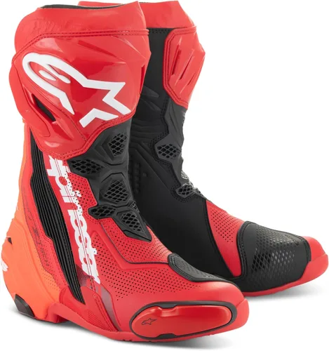 Miniatura 7 de Alpinestars Supertech R - Botas de motocicleta de carreras ventiladas, certificadas CE, ligeras, ventilación y agarre avanzados Negro