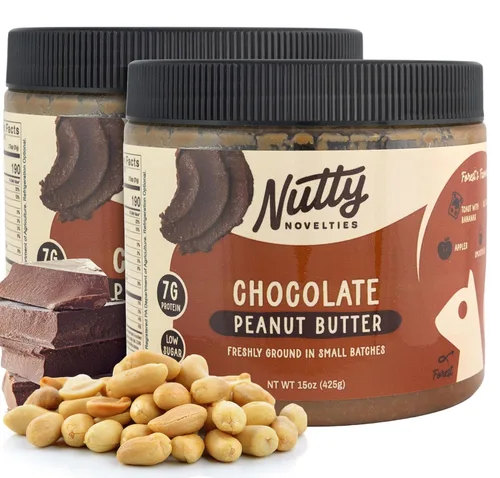 Miniatura 14 de Nutty Novelties Mantequilla de maní, alta en proteínas, baja en azúcar, mantequilla de maní saludable, mantequilla de maní completamente natural