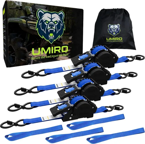 Miniatura 13 de Correas de trinquete retráctiles de 1 pulgada x 12 pies, resistentes con perno en la correa de trinquete retráctil automático, resistencia a