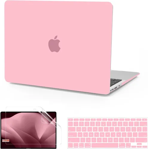 Miniatura 11 de B BELK Funda compatible con MacBook Air de 13 pulgadas modelo A1466 A1369 versión 2010-2017, carcasa rígida de plástico mate para laptop + cubierta