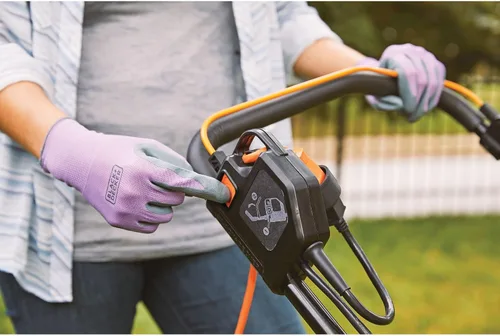 Miniatura 10 de BLACK+DECKER Cortacésped eléctrico con cable, 13 amperios, plataforma de corte de 20 pulgadas, ajuste de altura de 6 ajustes, almacenamiento