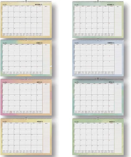 Miniatura 3 de Calendario mensual de escritorio 2023 HappyMots 12.6x18.5 in 16 meses - desde septiembre de 2022 a diciembre de 2023 Espacio para escribir