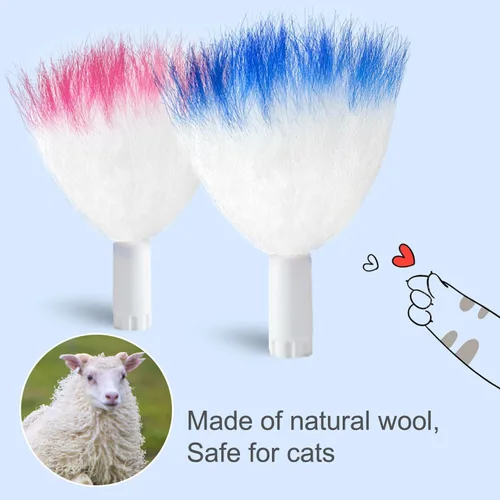 Miniatura 7 de ORSDA 6 PIEZAS Plumas de Repuesto SOLAMENTE Juguetes Interactivos para Gatos